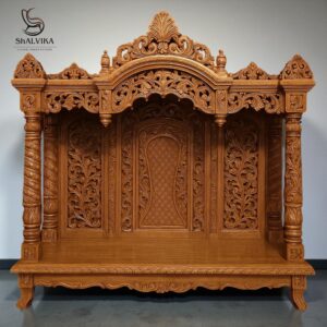 Pooja Mandir Cabinet in Teak Wood