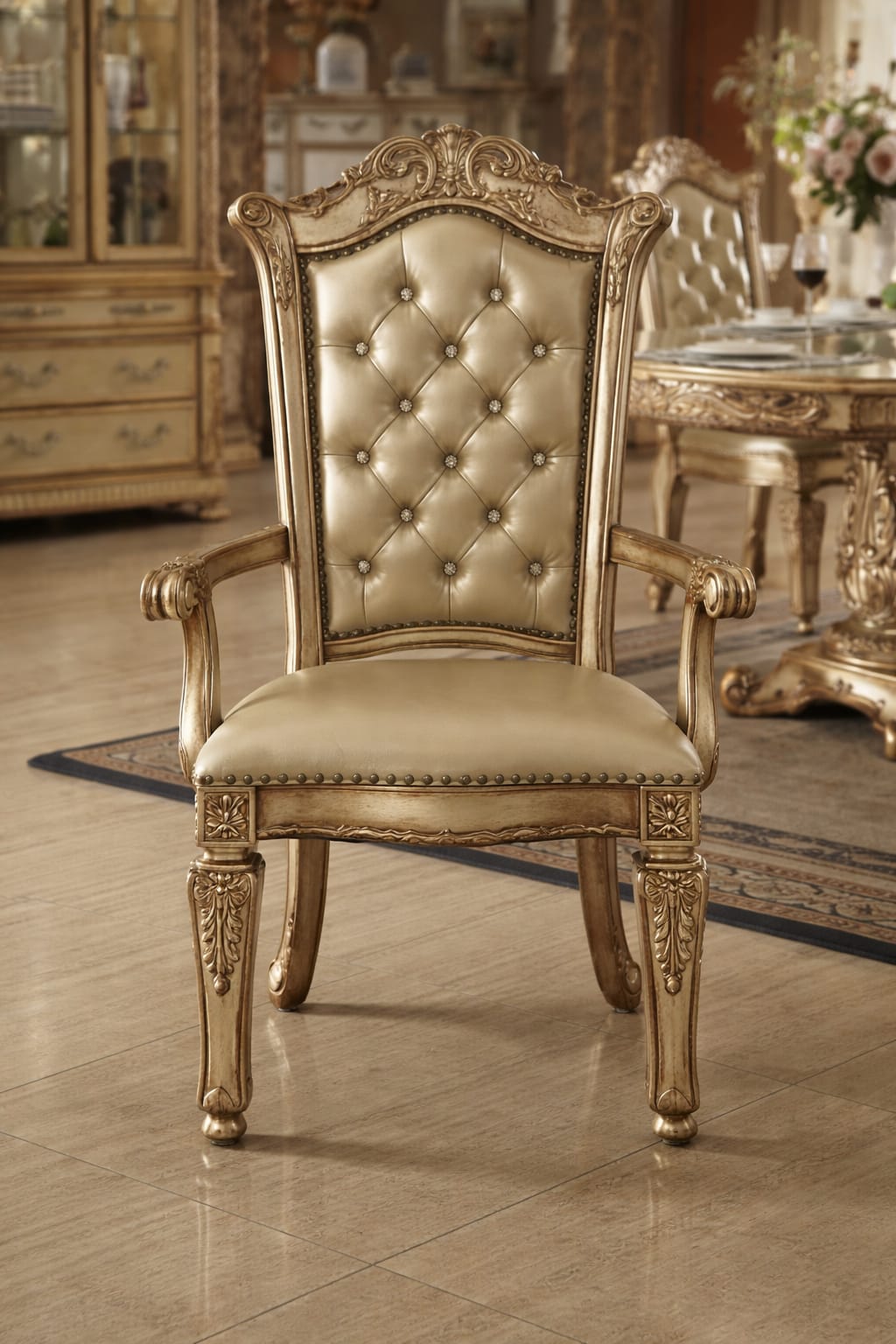 Royal Antique Dining Set by Shalvika Living Innovations - Image 9