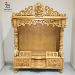 Traditional Pooja Mandir Design For Home