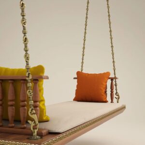 Wooden Jhula. Luxury Furniture.