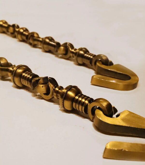 Wooden Jhula brass chain. Luxury Furniture.