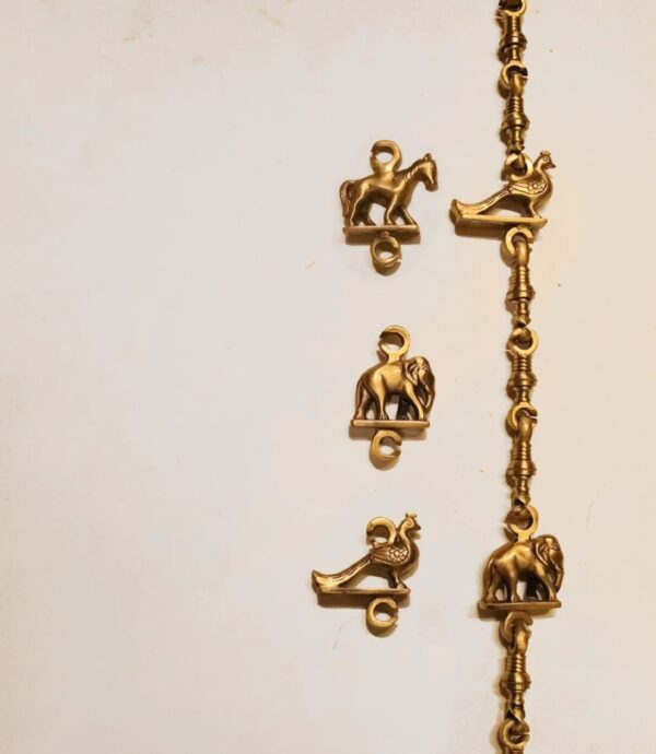 Wooden Jhula brass chain. Luxury Furniture.