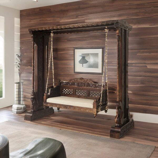 Wooden Jhula. Luxury Furniture.