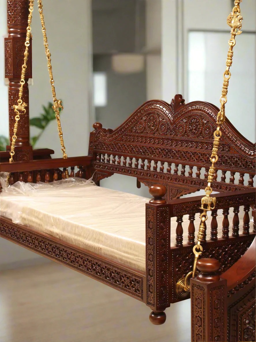 Wooden Swing Jhula for Home - Image 6