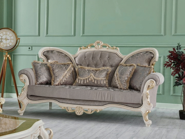 Wooden Designer sofa set. Luxury Furniture.