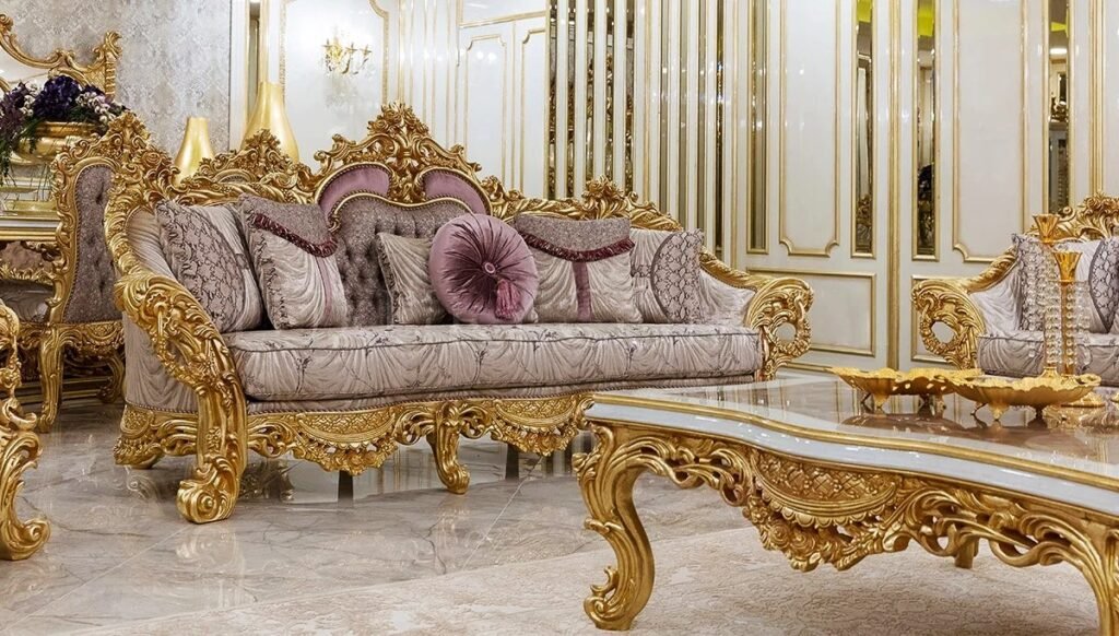 Wooden Royal Sofa Set for Your Home