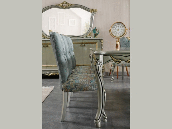 Wooden Designer Dinning table set. Luxury Furniture.