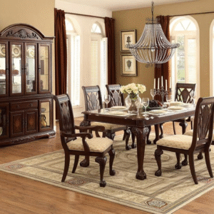 Wooden Designer Dinning table set. Luxury Furniture.