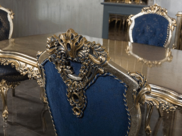 Wooden Royal Designer Dinning table set. Luxury Furniture.