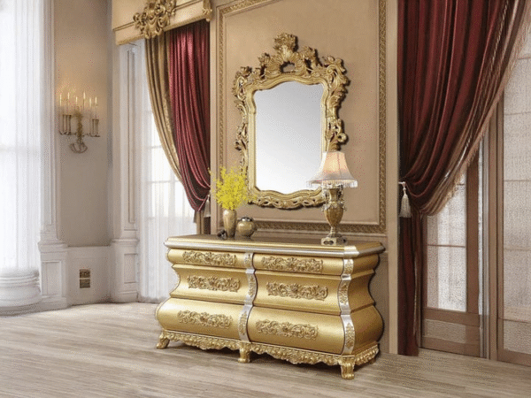 Wooden Royal Designer Dinning table set. Luxury Furniture.