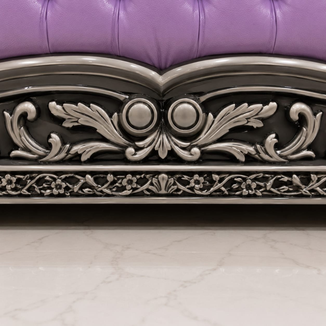 Silver Bed Set Design by Shalvika Living