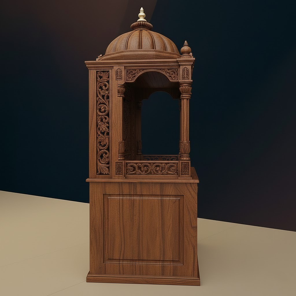 Wooden Temple Design for Home