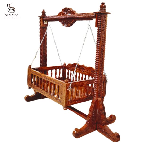 Wooden Cradle for baby. Luxury Furniture.