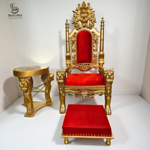 Wooden Guruji Singhasan Chair