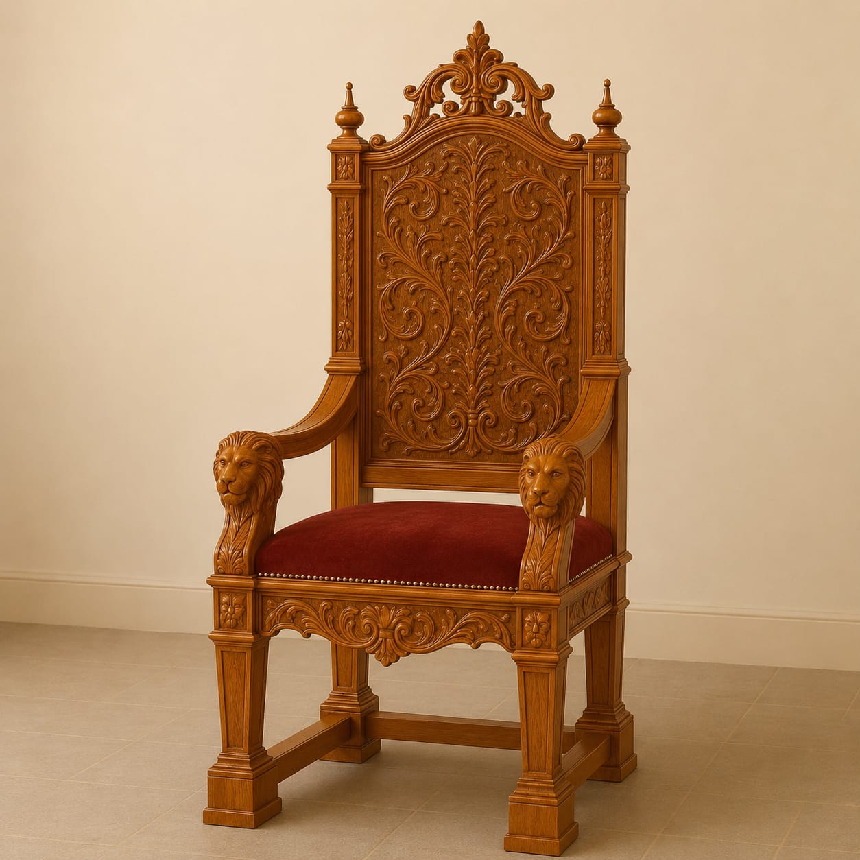 Premium Wooden Handmade Design Guruji Chair