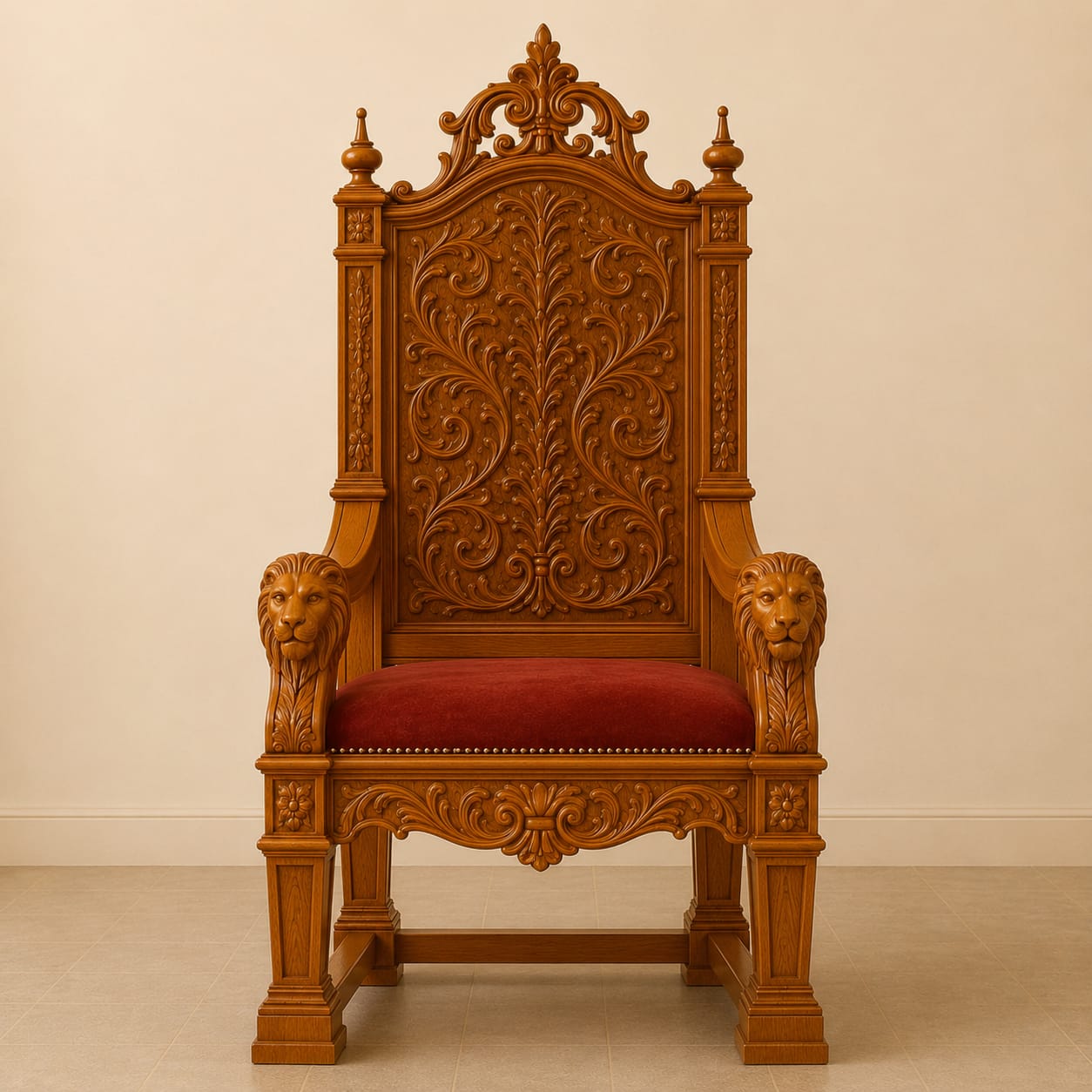 Spiritual Wooden Handmade Design Guruji Chair