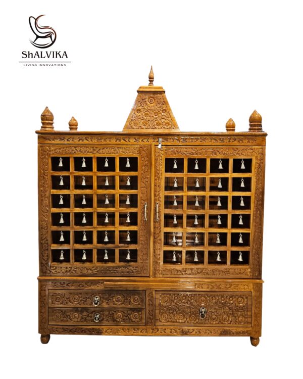 wooden mandir, wooden puja mandir, mandapam. Wooden Temple for Home