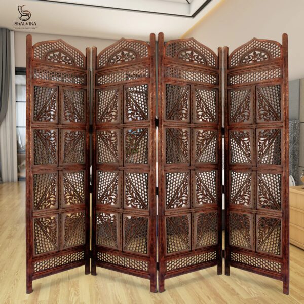 wooden room divider, wooden partition, wooden seprater, wooden screen, home decor, space decor, wooden privacy screen, CNC screen, home decor. Luxury Furniture