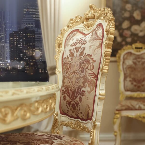 Wooden Royal Dining Chair with handcarved unit Luxury Furniture