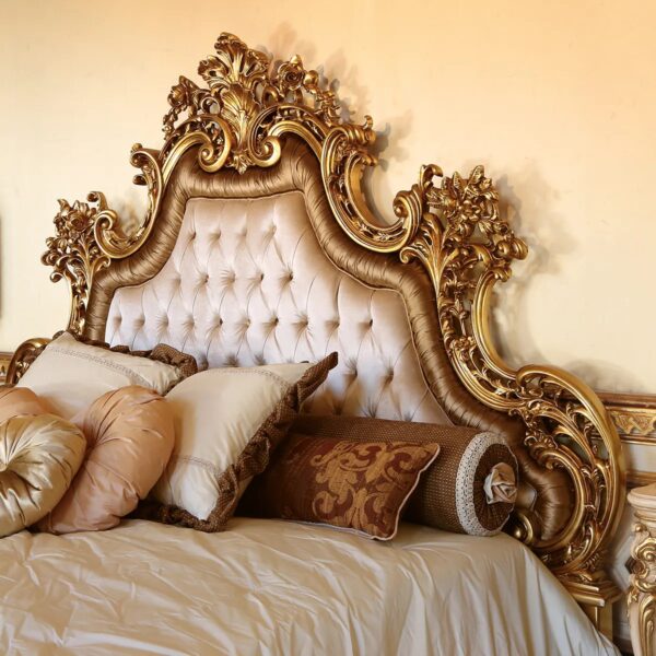 Wooden Royal Handcarved Teak Wood Bed Luxury furniture