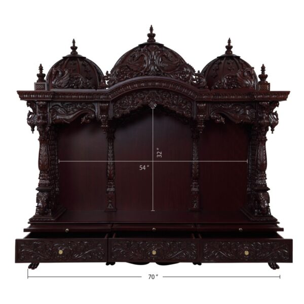 Wooden Temple for home.