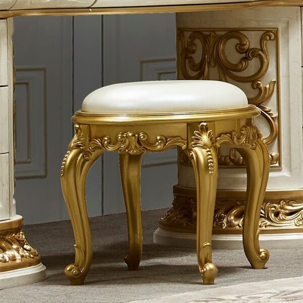 wooden royal stool by shalvika living innovations Luxury Furniture