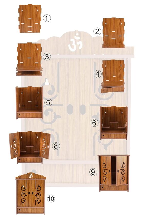 Wooden Temple for home.