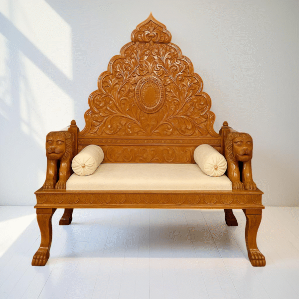 Traditional Guruji Chair in Teak Wood