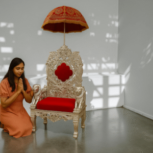 Guru Ji Chair with Canopy by Shalvika Living Innovations