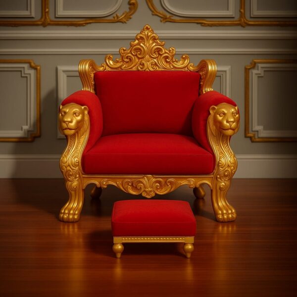 Wooden guruji chair, wooden handcrafted guruji chair, guruji gaddhi