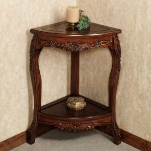 Sheesham wooden corner table by shalvika living innovations
