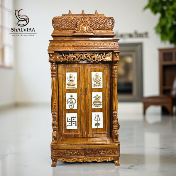 Wooden South Indian Style Designer Temple