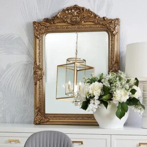 wooden wall mirror