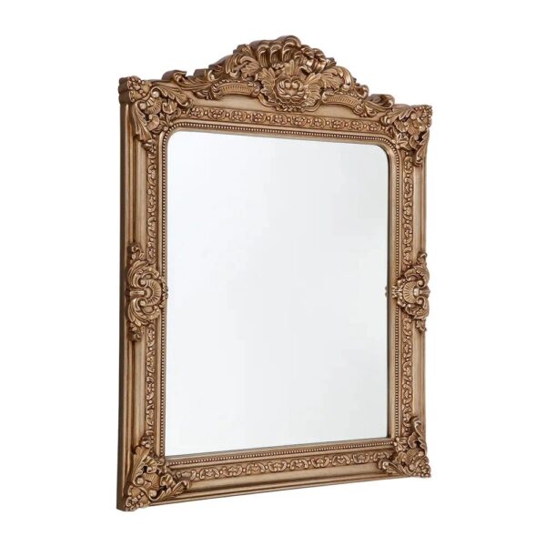 wooden wall mirror