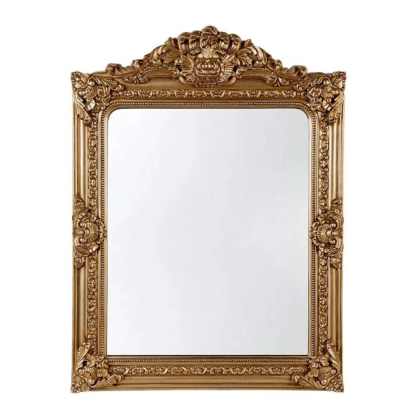 wooden wall mirror