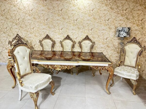 Wooden Royal Dining Table set