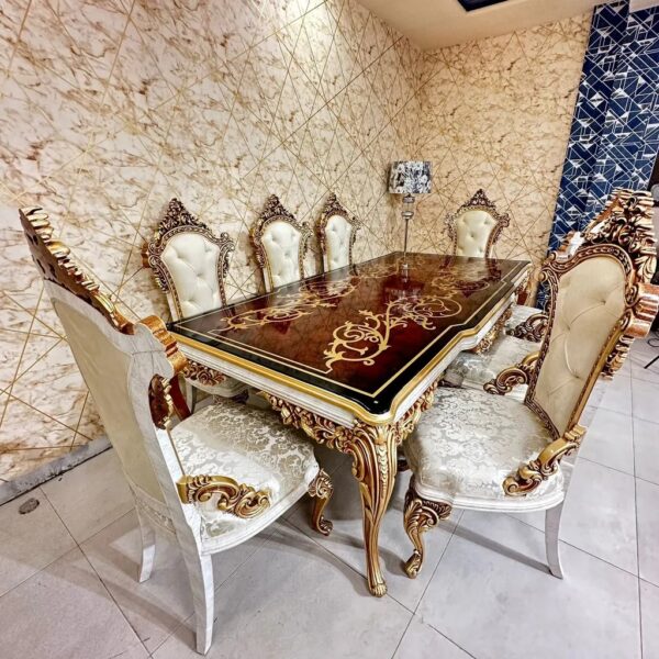 Wooden Royal Dining Table set