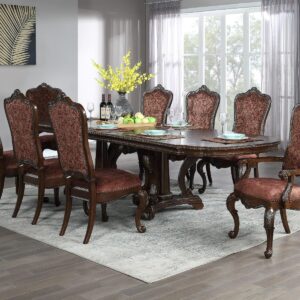 Wooden handmade design dining table set