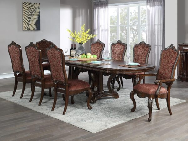 Wooden handmade design dining table set