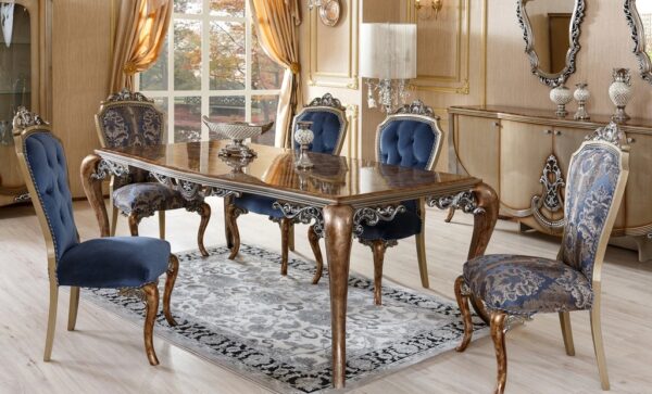 Royal Classic style dining table set - Image 8