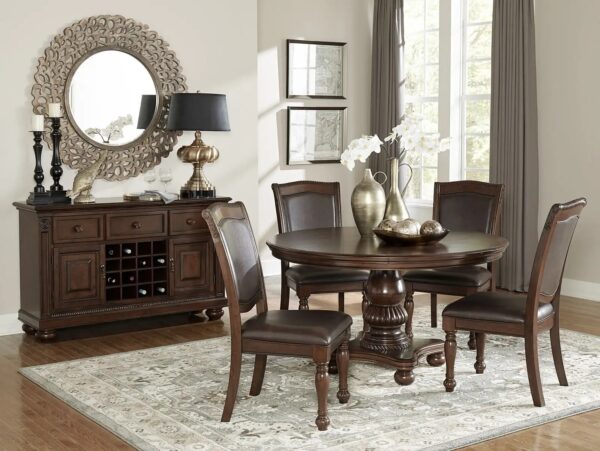 Wooden handmade designer dining table set by shalvika living innovations