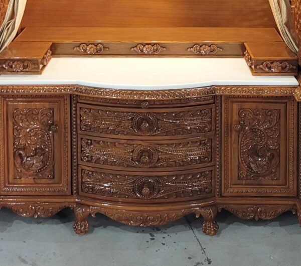 Teak Wooden handcrafted large size temple swaminarayan mandir