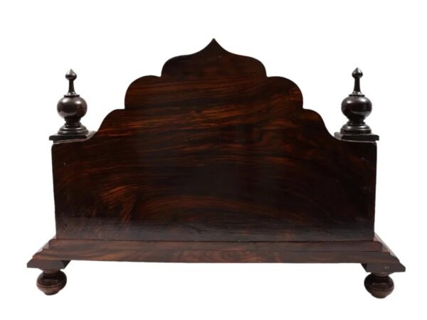 Sheesham Wooden Designer Puja Chowki - Image 2