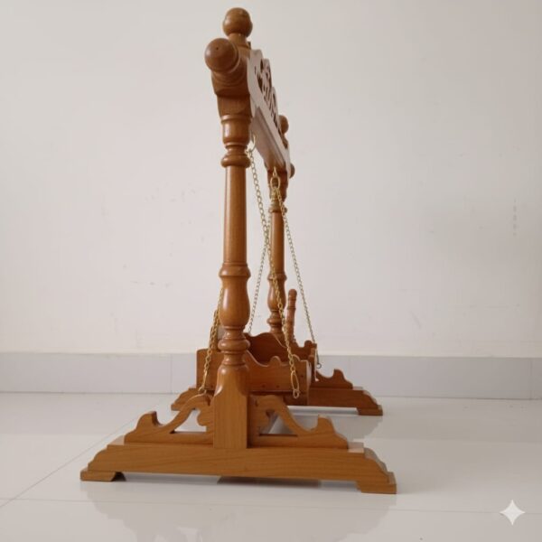 Wooden Handcrafted Laddu Gopal Jhula