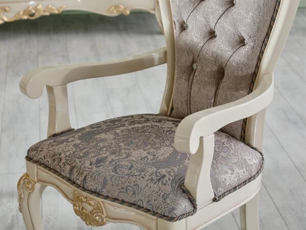 Wooden Royal luxury dining table set - Image 11