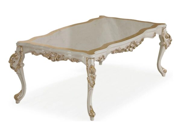 Wooden Royal luxury dining table set - Image 5