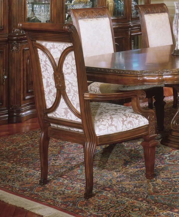 Wooden handmade designer dining table set - Image 2