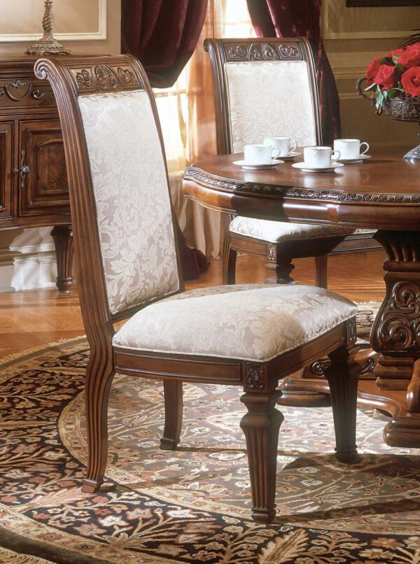 Wooden handmade designer dining table set - Image 5