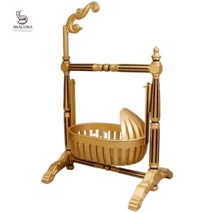 Wooden Handmade Designer Cradle