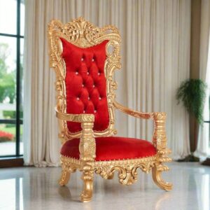 Wooden Handmade Design Maharaja Chair